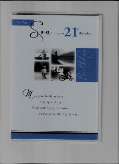 Son 21st Birthday Card