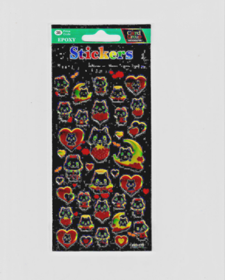 Sticker Sheet - Black Cats