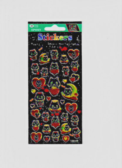 Sticker Sheet - Black Cats