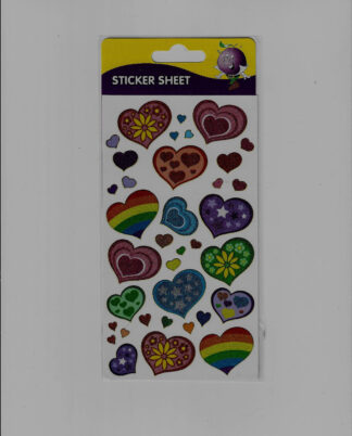 Sticker Sheet - Hearts