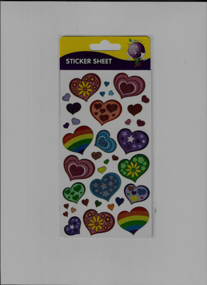 Sticker Sheet - Hearts