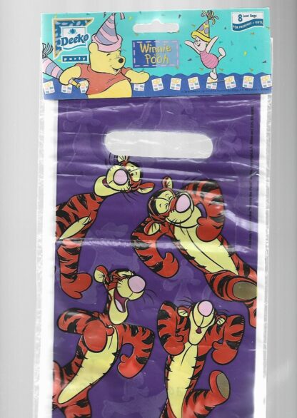 Vintage Disney Winnie The Pooh Birthday Party Bags Loot Bags - Tigger